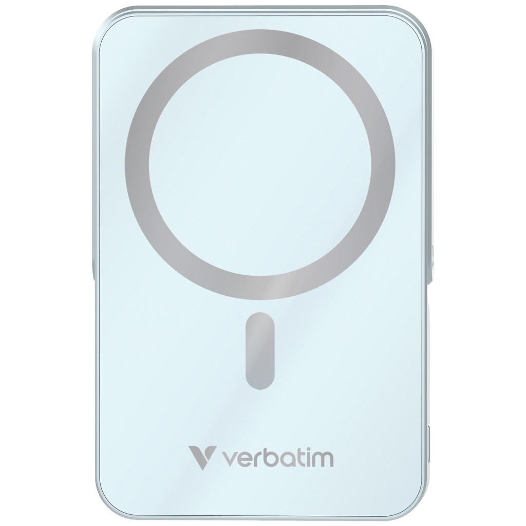 Power Bank Verbatim Charge'n'Go with Stand 10000mAh Magnetic Wireless Charging Blue