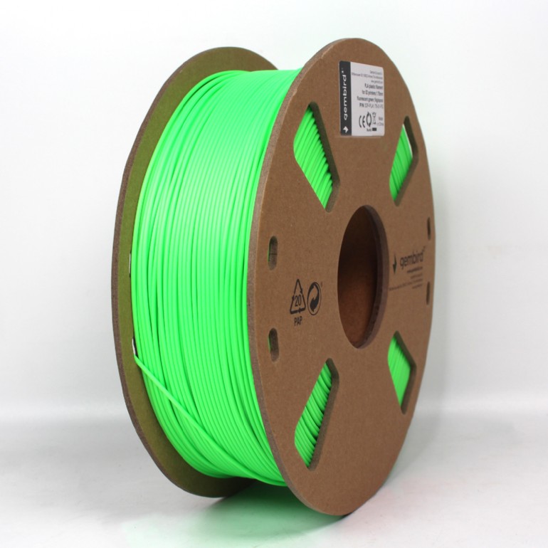 Filament for 3D Printer ABS 1.75mm Gembird Flame Bright Green