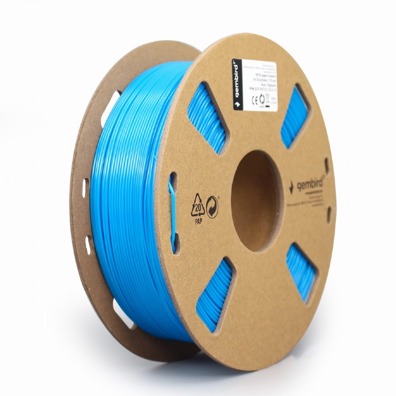 Filament for 3D Printer PETG 1.75mm Gembird Blue