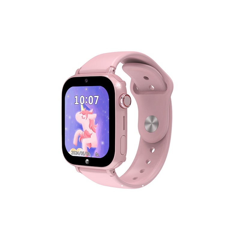 Smartwatch Forever KW-520 Kids Look Me! Touch/4G/GPS/SIM/SOS Call/Camera Pink