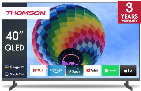 TV THOMSON 40QG4S14 40" QLED FHD Google TV FRAMELESS