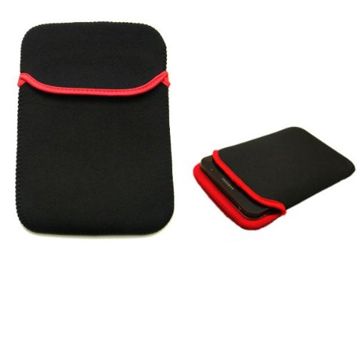 Tablet Sleeve LDK neoprene 7" Black/Red
