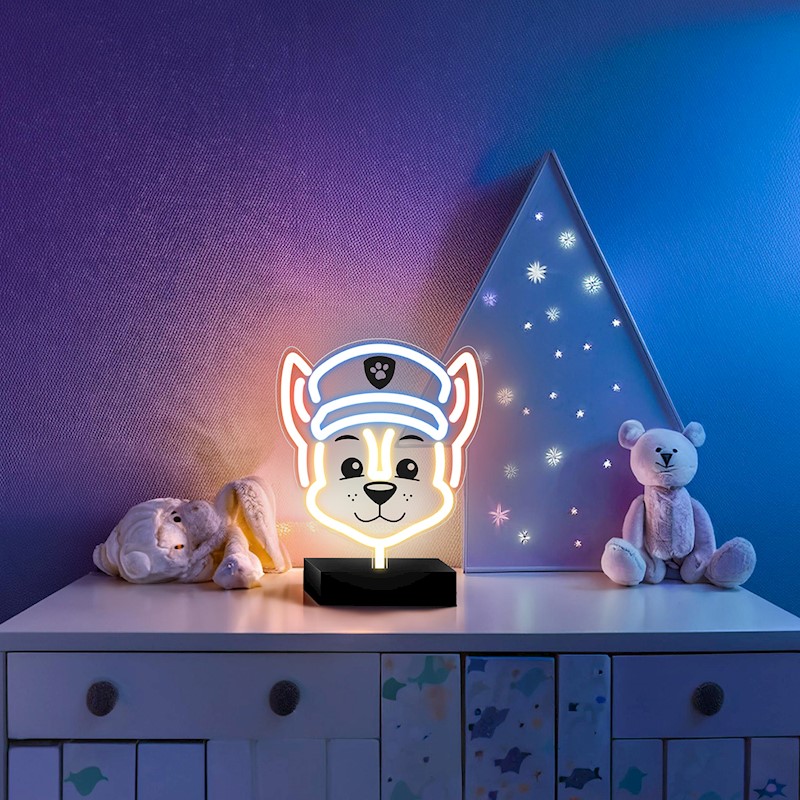 LED Lights Neon Paw Patrol Chase w/Stand