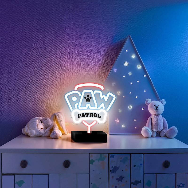 LED Lights Neon Paw Patrol Logo w/Stand