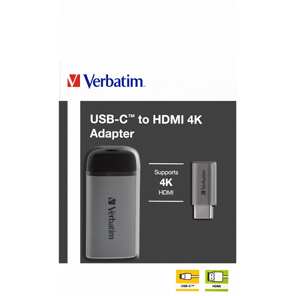Verbatim USB Type-C to HDMI 4K Adapter