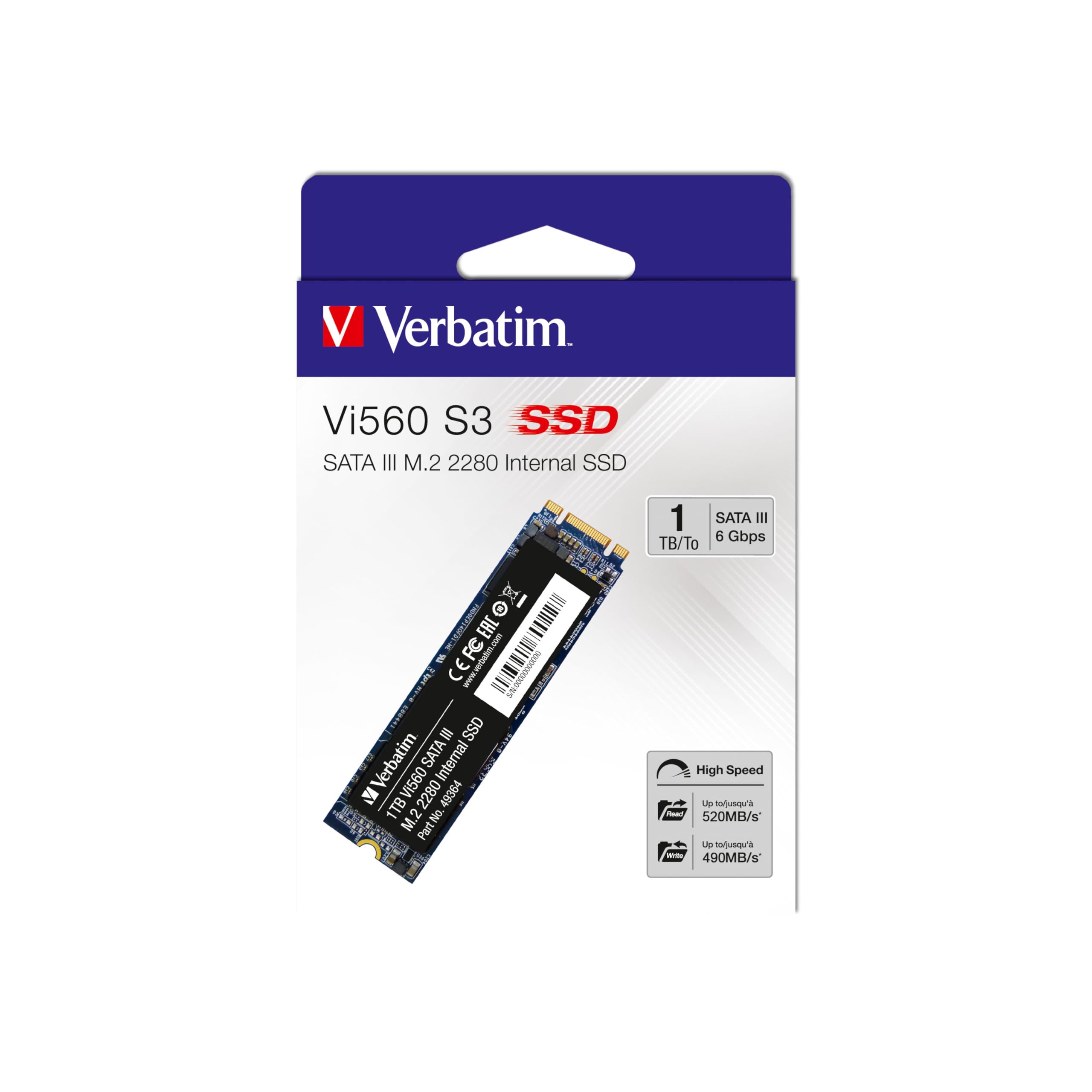SSD M.2 2280 Verbatim Vi560 1TB SATA3