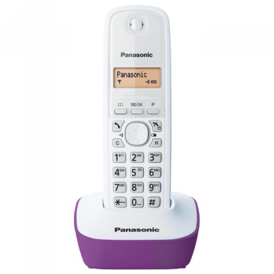 Telephone Panasonic KX-TG 1611FXF White/Purple