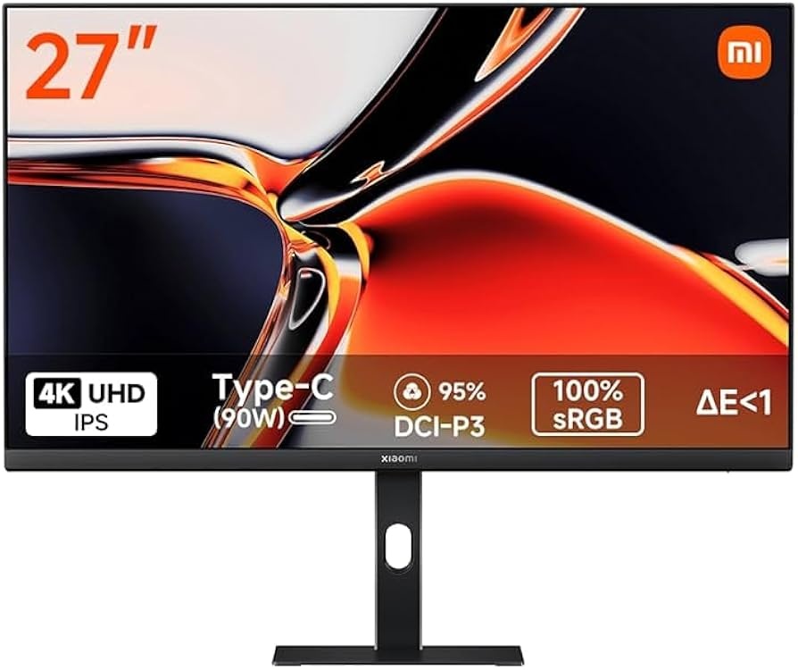 Monitor 27" Xiaomi Mi A27Ui 3840 x 2160 4K IPS HDMI/DP/USB-C PD 90W HDR10