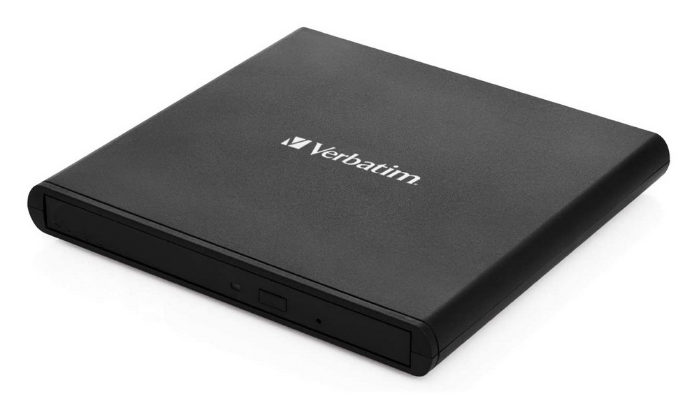 DVD RW +/- Verbatim External USB 2.0 Black Slimline