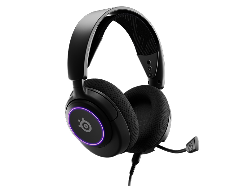 Headphones SteelSeries Arctis Nova 3 Gaming RGB Noise Cancelling Black