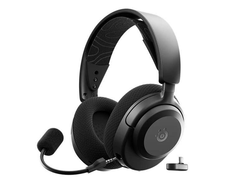 Headphones SteelSeries Arctis Nova 3X Wireless Gaming Noise Cancelling USB-C Black