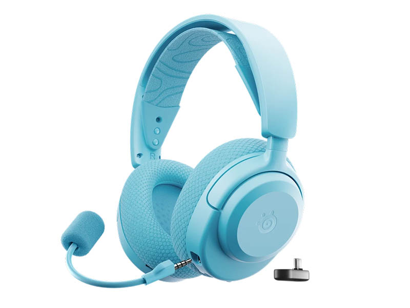 Headphones SteelSeries Arctis Nova 3X Wireless Gaming Noise Cancelling USB-C Aqua