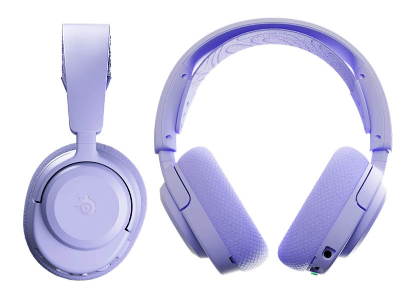 Headphones SteelSeries Arctis Nova 3X Wireless Gaming Noise Cancelling USB-C Lavender