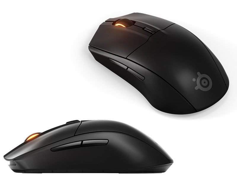 Mouse SteelSeries Rival 3 Gen 2 Wireless/Bluetooth Gaming Optical 6-button Symmetrical Black