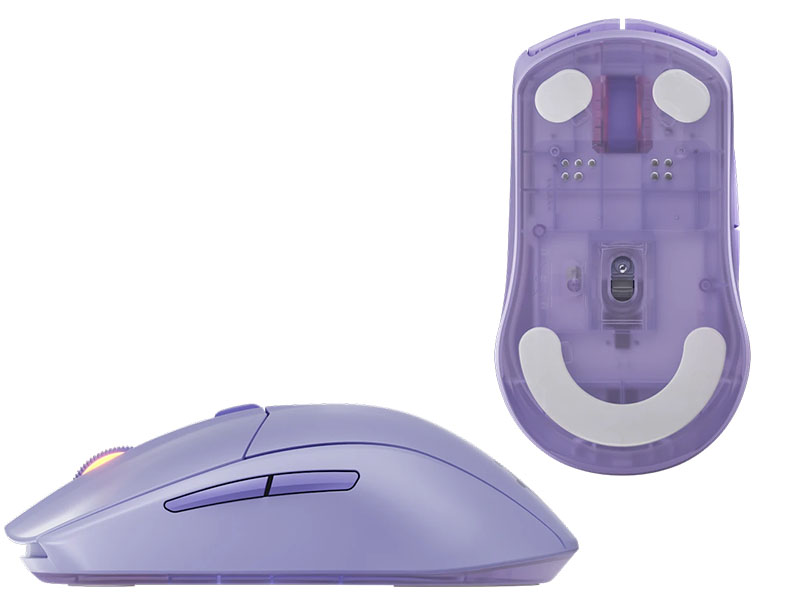 Mouse SteelSeries Rival 3 Gen 2 Wireless/Bluetooth Gaming Optical 6-button Symmetrical Lavender
