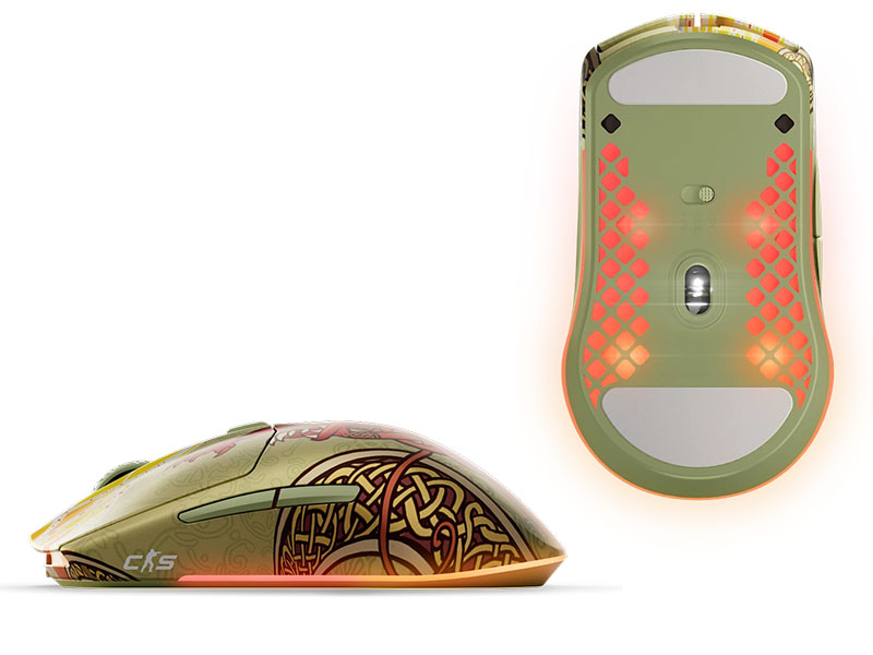 Mouse SteelSeries CS2 Dragon Lore Edition Wireless/Bluetooth Gaming  Optical 6-button