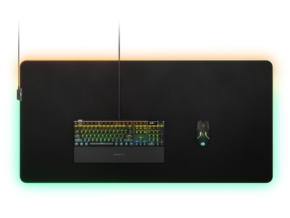 Mouse Pad SteelSeries QcK Prism Cloth 3XL 1220x590x4mm w/2-zone RGB Gaming