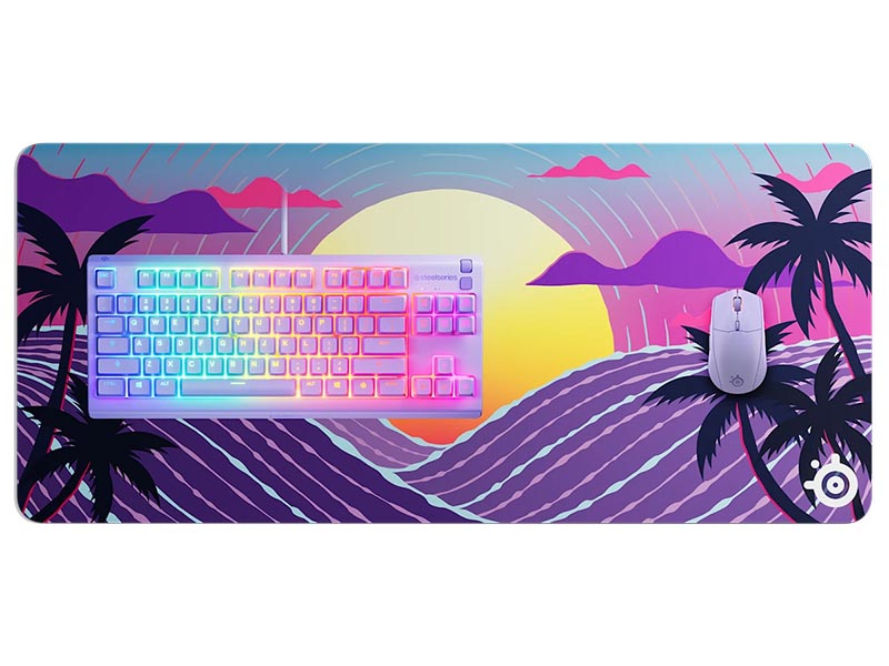 Mouse Pad SteelSeries QCK XXL Neon Sunset Limited Edition 900x400x2mm Gaming