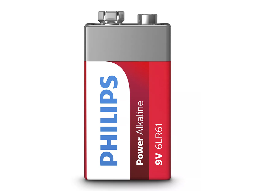 Battery Philips 9V 1pack Alkaline