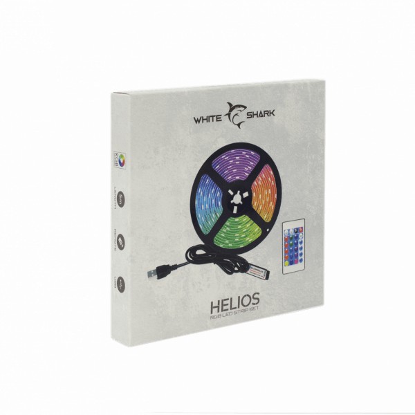 White Shark RGB Led Strip + IR Remote  Helios 3M