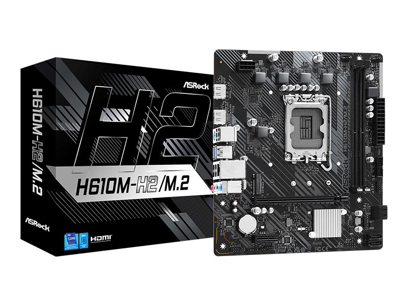 MB ASRock H610M-H2/M.2 DDR4 LGA1700 3200MHz SATA3 M.2 USB3.2 GBit