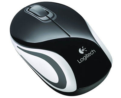 Mouse Logitech Wireless M187 Mini Black