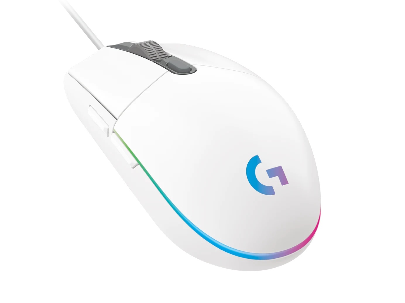 Mouse Logitech Gaming G102 Lightsync RGB White