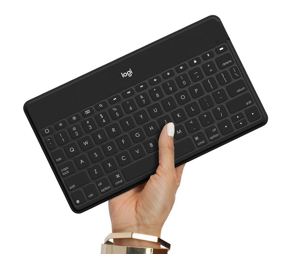 Keyboard Logitech Bluetooth Keys To Go for Apple Black