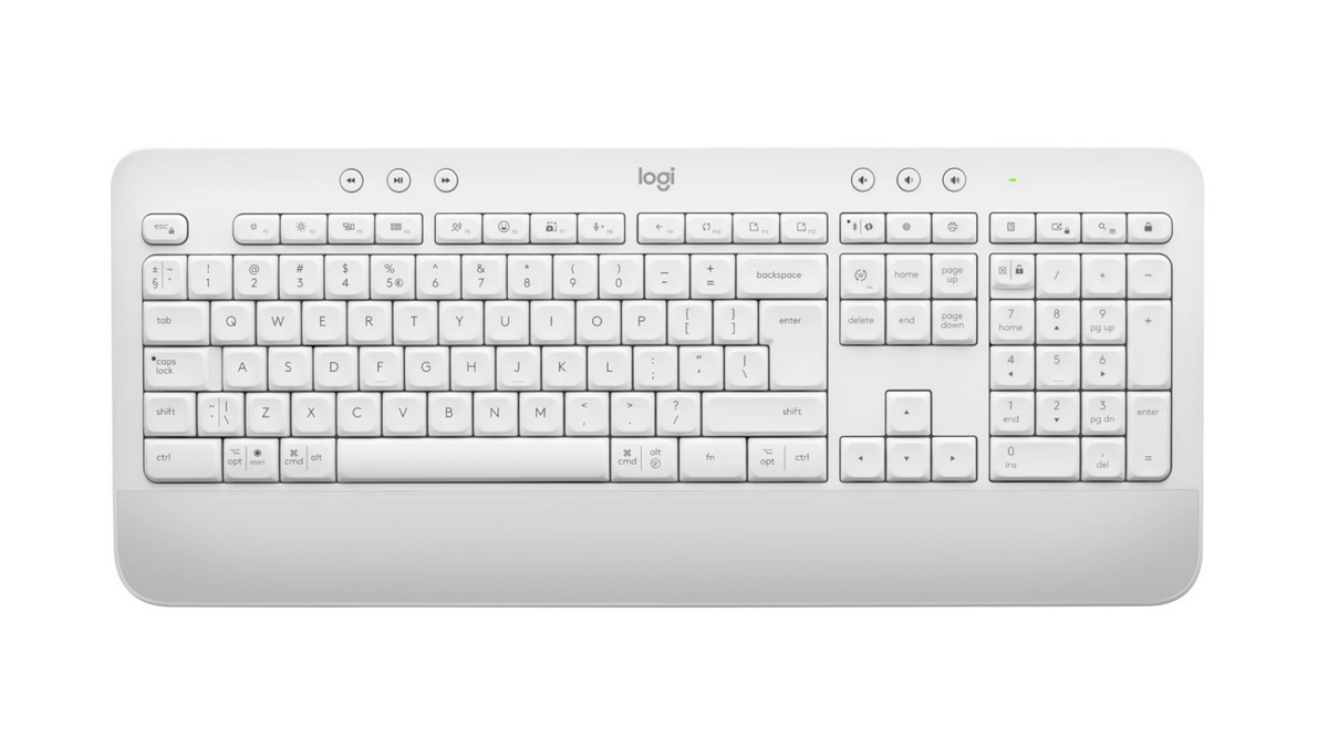 Keyboard Logitech Wireless Desktop K650 Signature Off-White