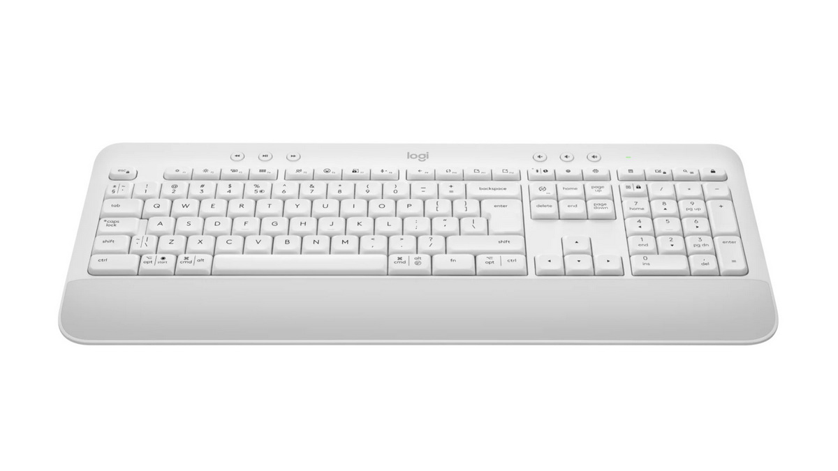 Keyboard Logitech Wireless Desktop K650 Signature Off-White