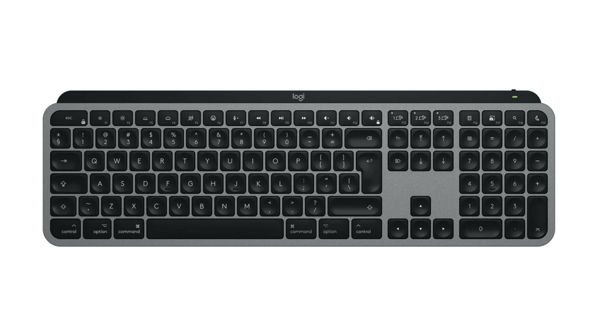 Keyboard Logitech Wireless Desktop MX Keys S for Mac Space Gray