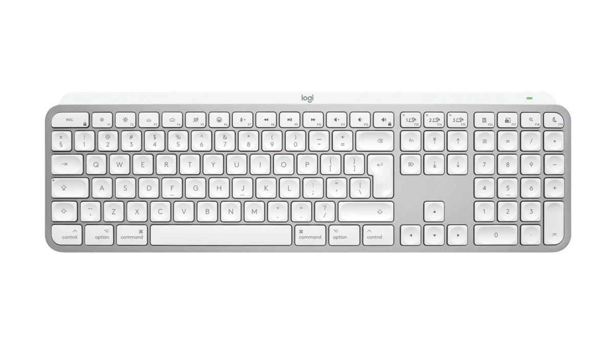 Keyboard Logitech Wireless Desktop MX Keys S for Mac Pale Gray