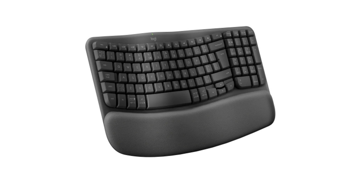 Keyboard Logitech Wireless Wave Keys Graphite