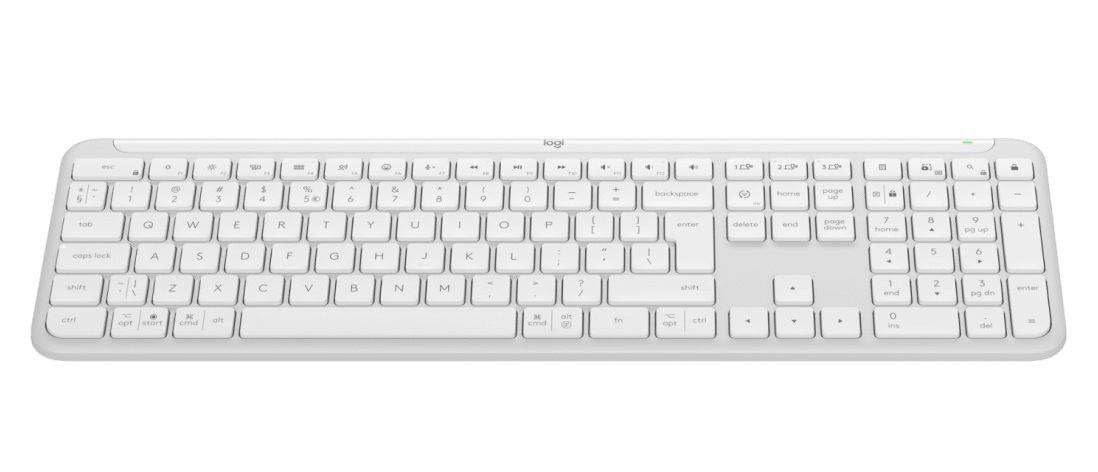 Keyboard Logitech Wireless Desktop K950 Signature Slim Off-White