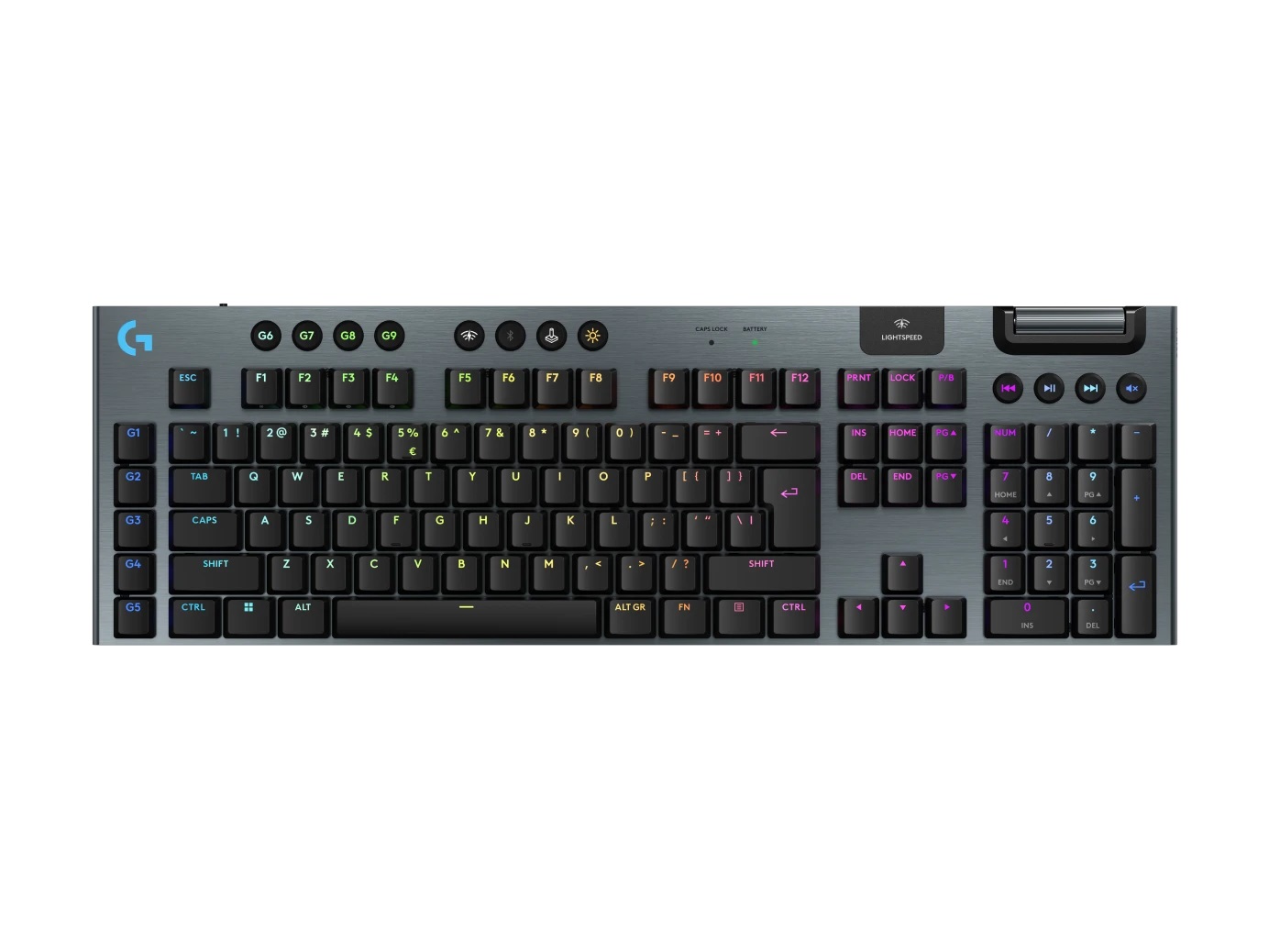 Keyboard Logitech Gaming G915 X Wireless Lightspeed RGB Mechanical GL Tactile Black