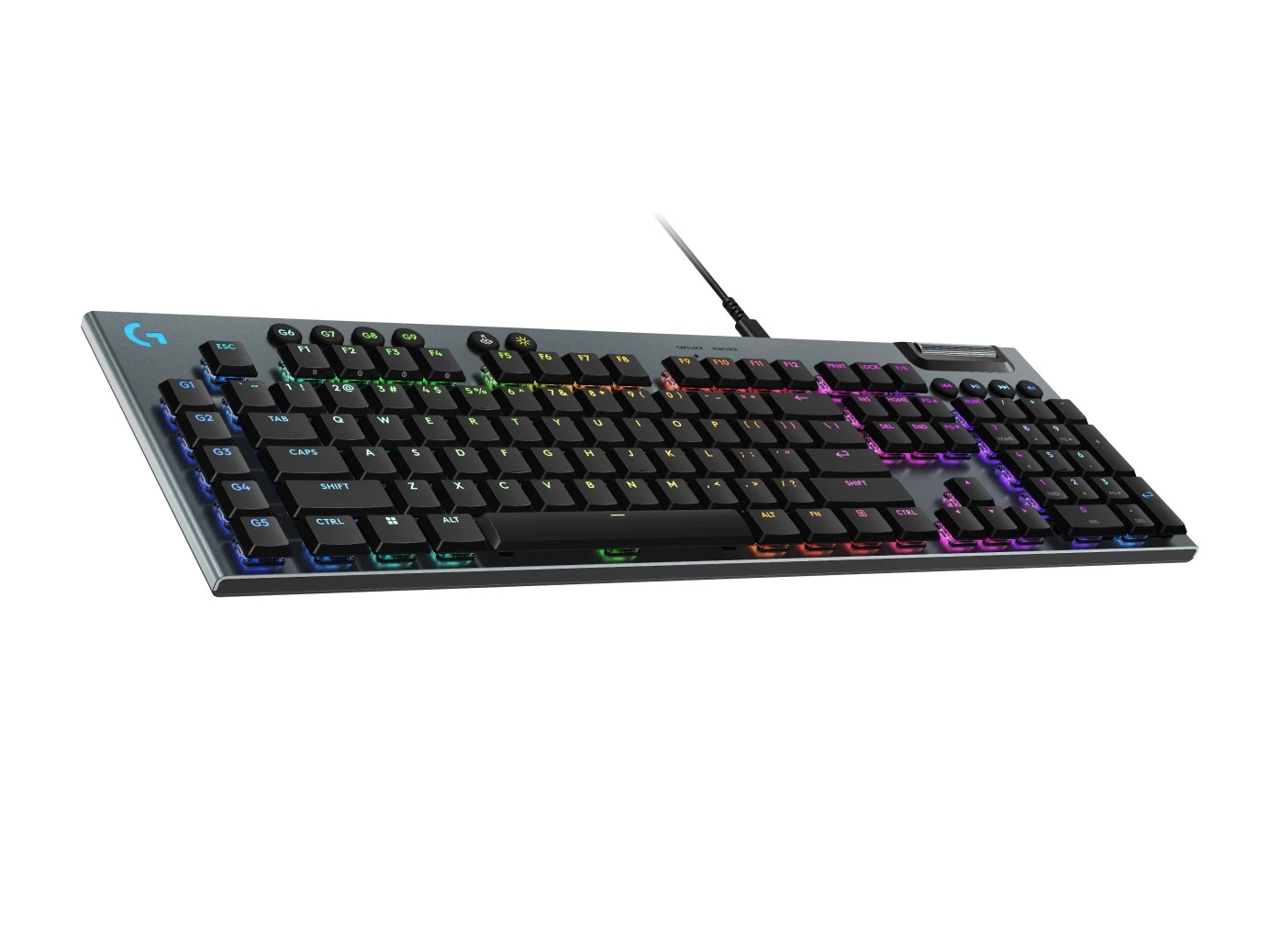 Keyboard Logitech Gaming G915 X Wired RGB Mechanical Tactile Black