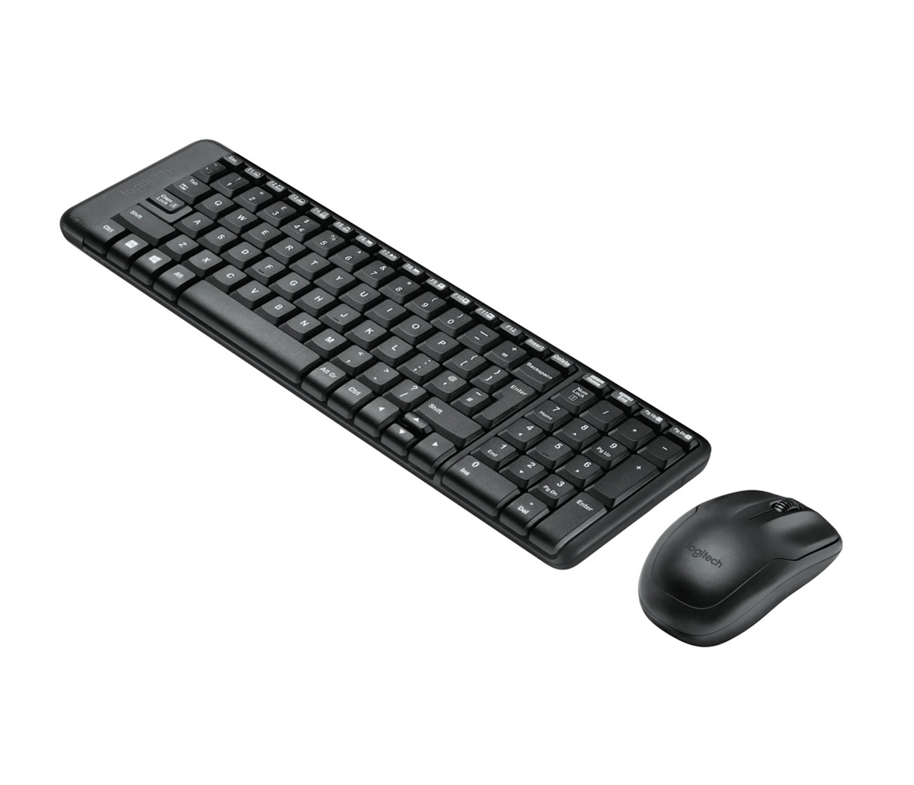 Keyboard Logitech Wireless Desktop MK220 w/Mouse Black