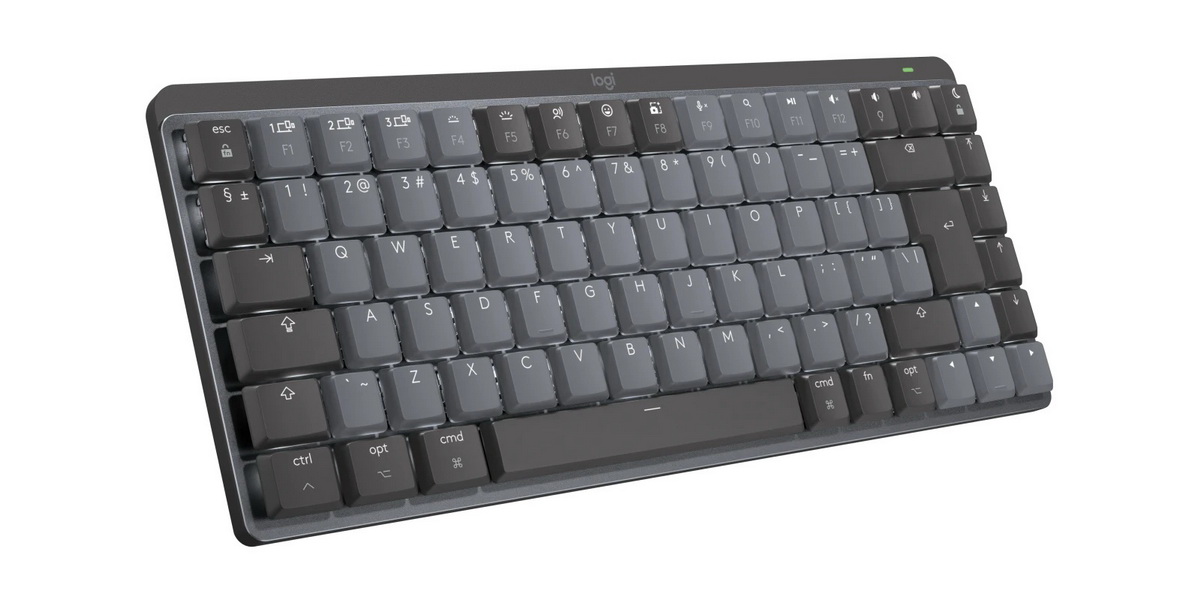 Keyboard Logitech Master MX Wireless Mechanical Mini for Mac Tactile Quiet Graphite