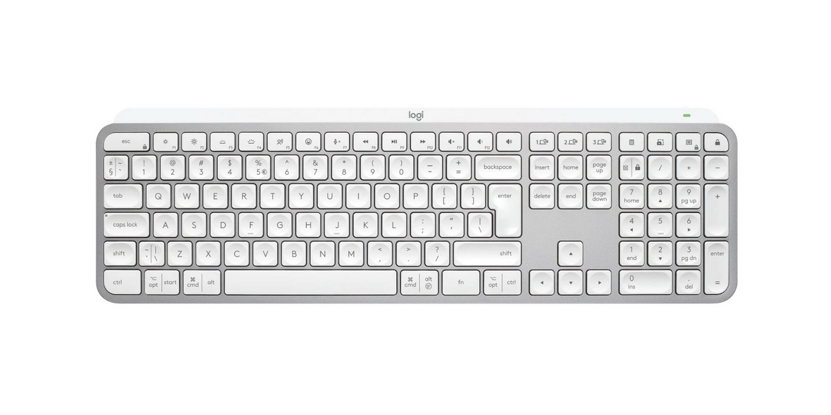 Keyboard Logitech Wireless Desktop MX Keys S Pale Gray