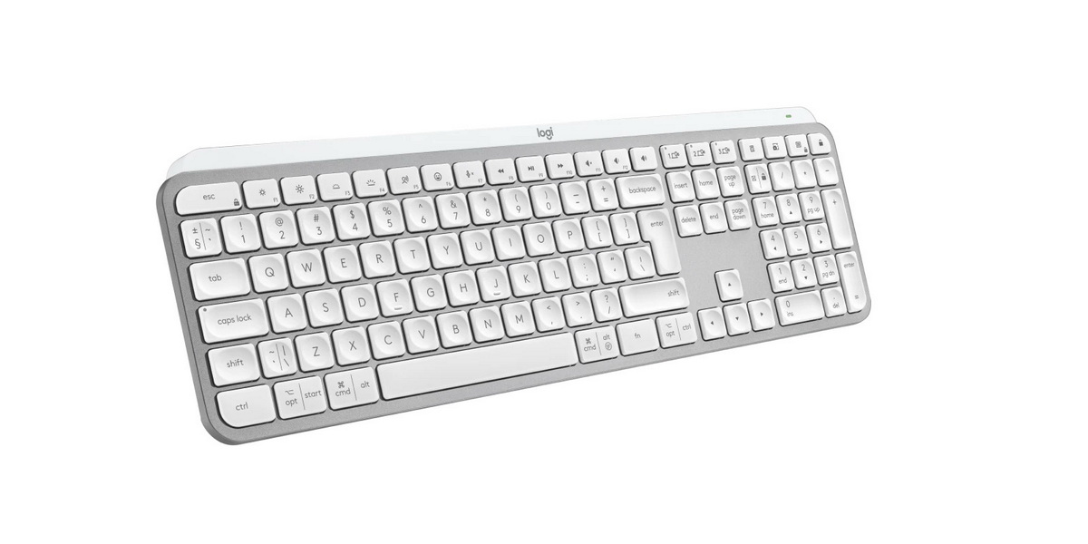 Keyboard Logitech Wireless Desktop MX Keys S Pale Gray