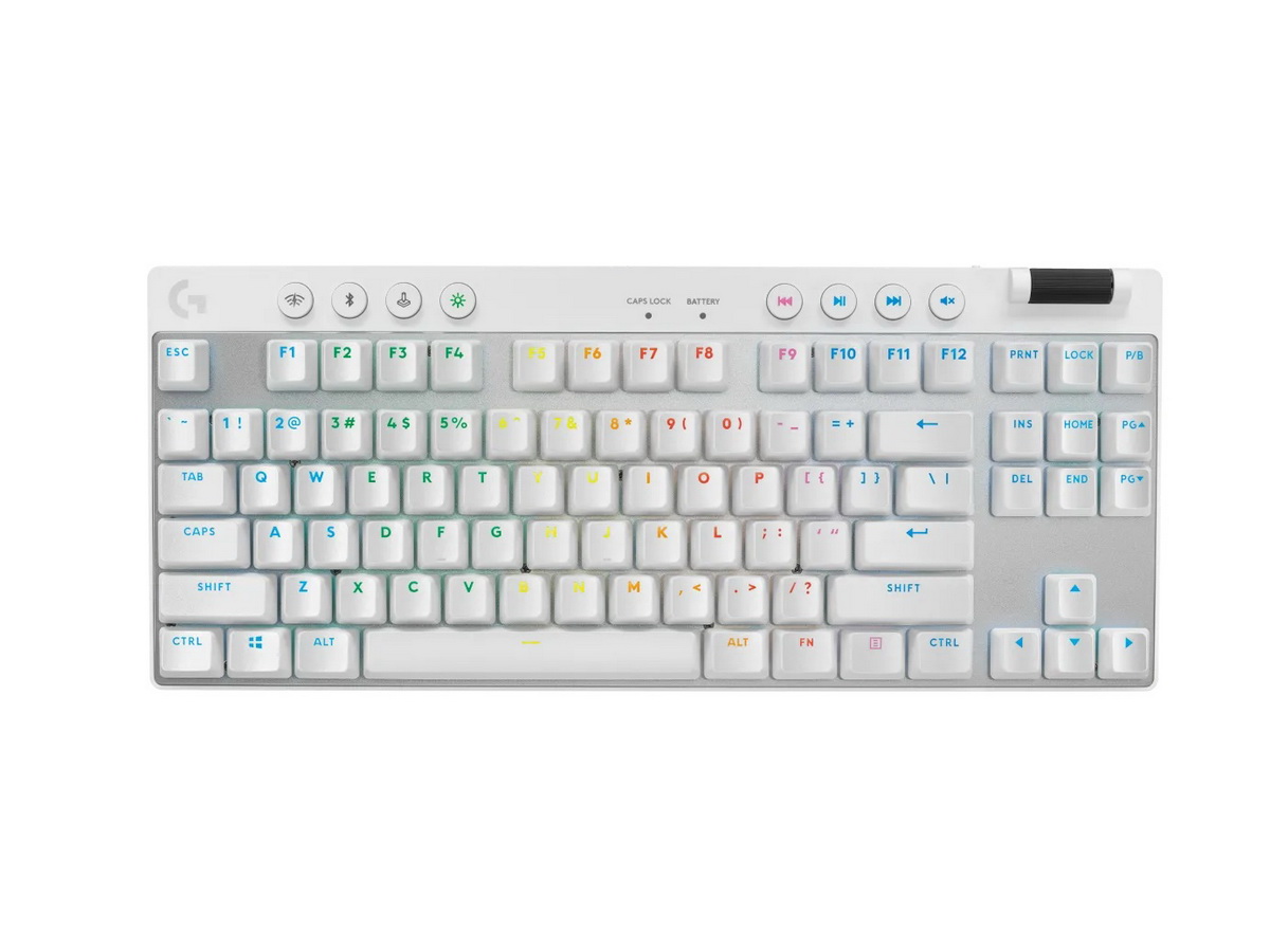 Keyboard Logitech Gaming G Pro X TKL Wireless Lightspeed Mechanical White