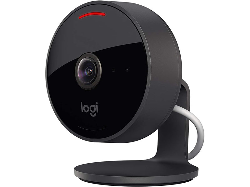 Logitech Wireless IP Network Camera Day/Night Speaker Circle View Black