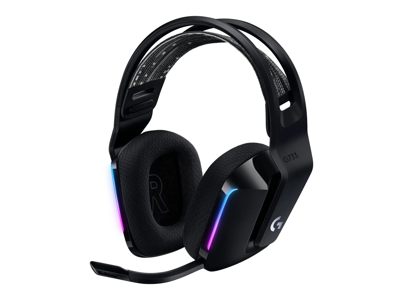 Headphones Logitech G733 Gaming Wireless Headset 7.1 RGB Black