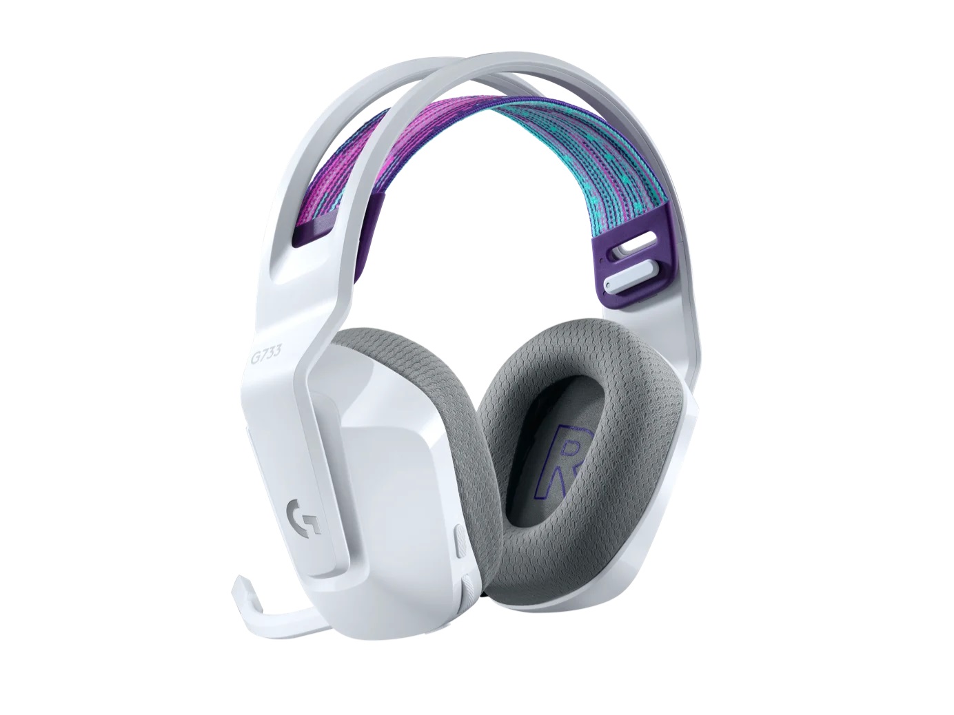 Headphones Logitech G733 Gaming Wireless Headset 7.1 RGB White