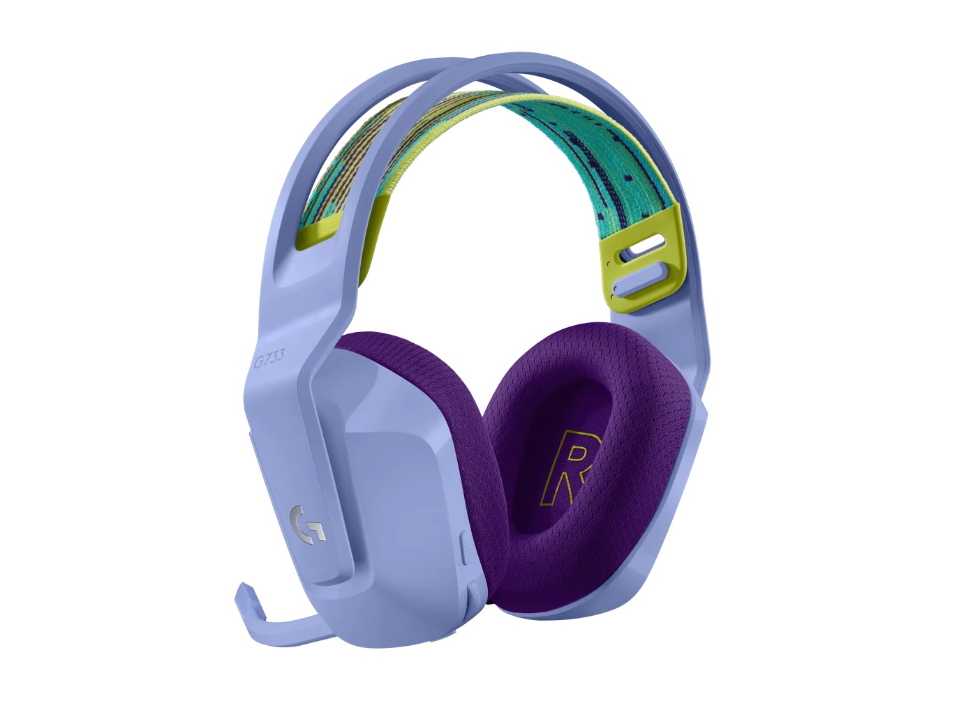 Headphones Logitech G733 Gaming Wireless Headset 7.1 RGB Lilac