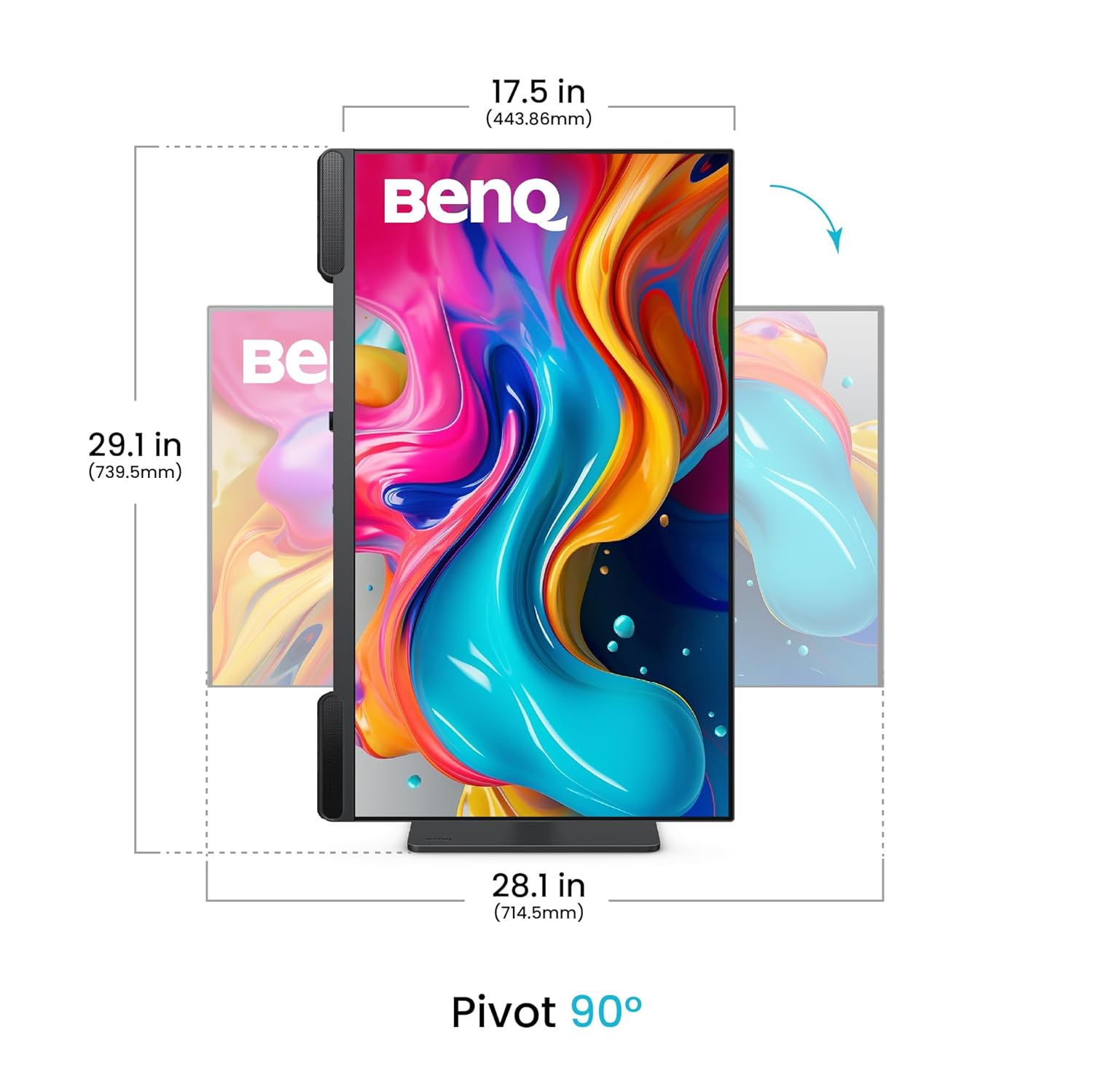 Monitor 32" BenQ PV3200U For Video Editing IPS 3840x2160 4K,HDMI,DP,USB,USB-C,PD 65W,HDR10,Speakers