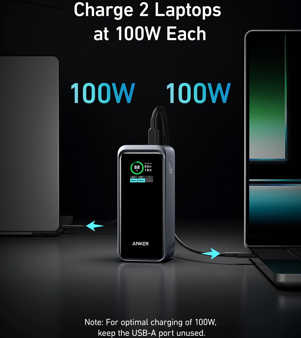 Power Bank Anker Prime 20K 200W Type-C Black