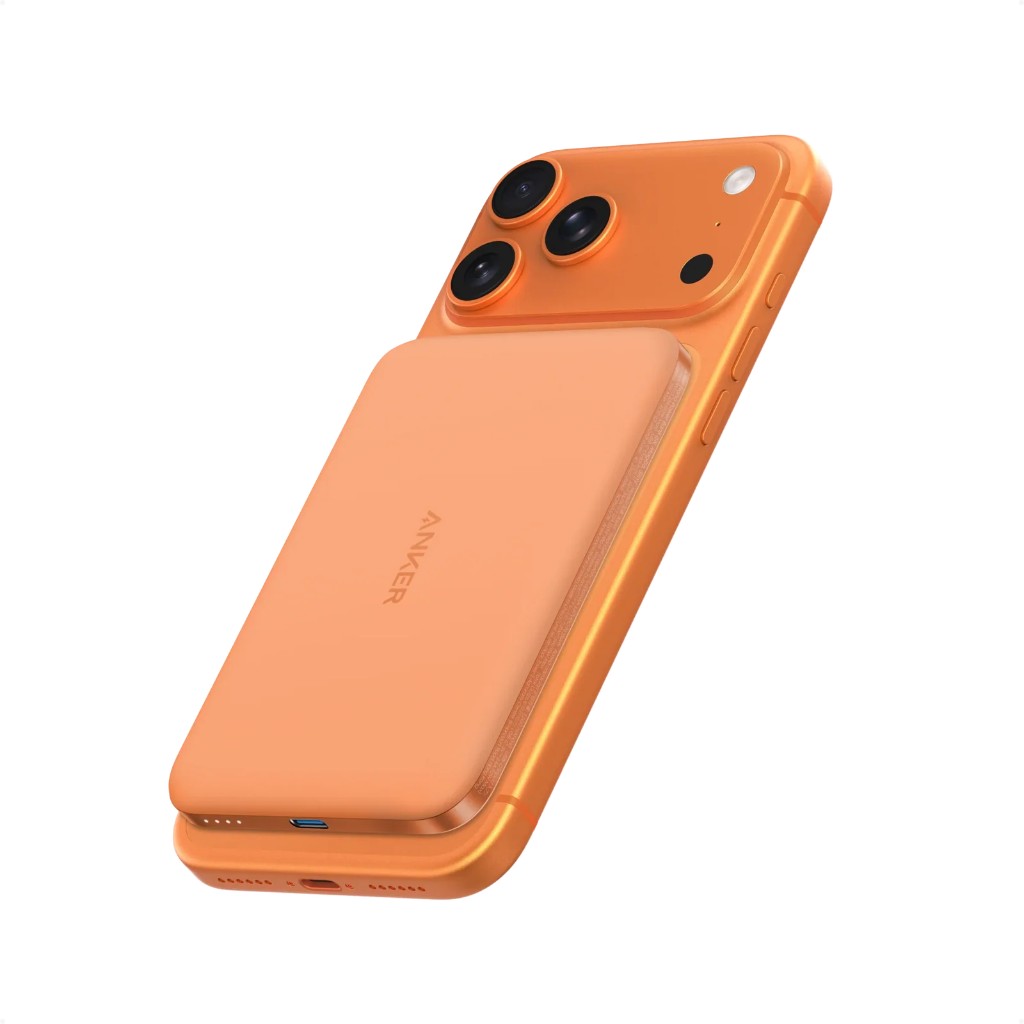 Power Bank Anker MagGo Slim 5K Magnetic Wireless Orange