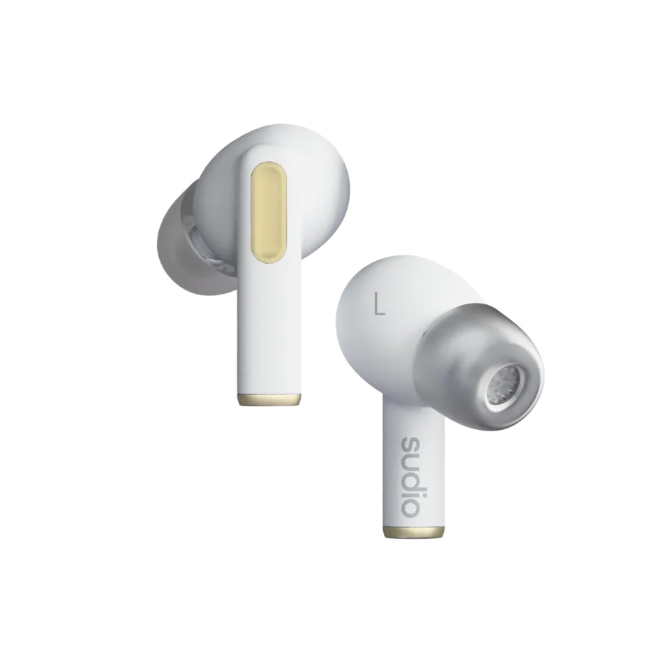 Earbuds Sudio A1 Pro TWS Bluetooth ANC White