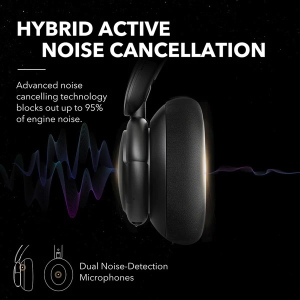 Headphones Anker Soundcore Life Q30 Bluetooth Multi-Mode Noise Cancellation Black